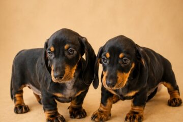 Cachorros de teckel Miniatura y Kaninchen Terra de Mestral