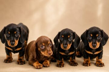 Cachorros de teckel Miniatura y Kaninchen Terra de Mestral